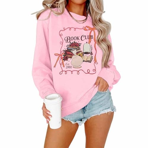 FASHGL Magical Kingdom Sweatshirt for Women Magic Shirt Family Vacation Sweater Cute Castle Graphic Long Sleeve Pullover Tops