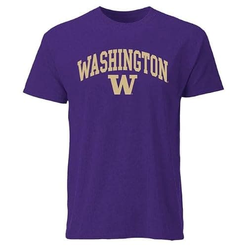 Barnesmith University of Washington UW Huskies Short-Sleeve T-Shirt, Spirit, Purple, Large