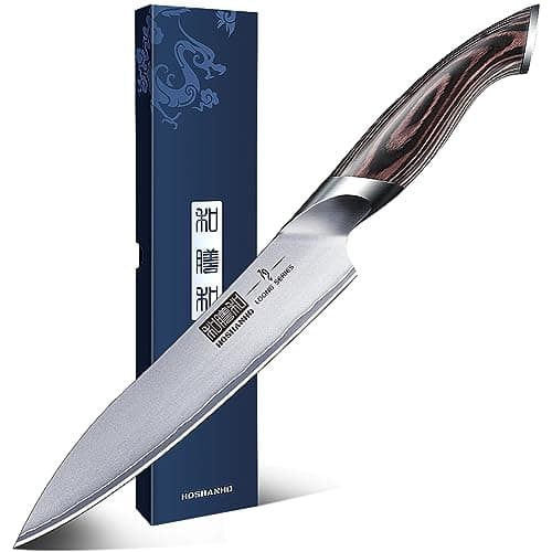 HOSHANHO 6 Inch Kitchen Knife, Ultra Sharp Japanese Kitchen Utility Knife