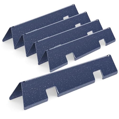 KifonMetals 15.3 inch Flavorizer Bars for Weber Spirit I & II E310 E320 E330 S310 S320 S330 Gas Grills with Front Control Knobs, for Weber Spirit Grill Parts 7636, Porcelain Steel Flavor Bars, 5 PCS