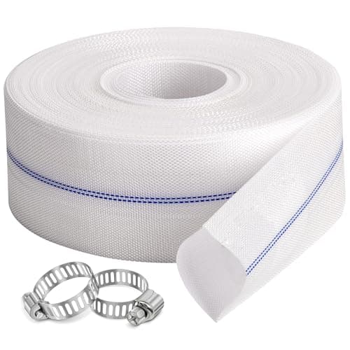 ZY-hosetube Pool Backwash Hose 1.5”× 100 ft Fiber Reinforced Discharge Hose