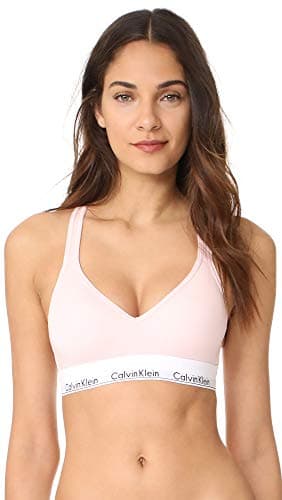 Calvin Klein Modern Cotton Lightly Lined Wireless Bralette, Nymph's Thigh, X-Small