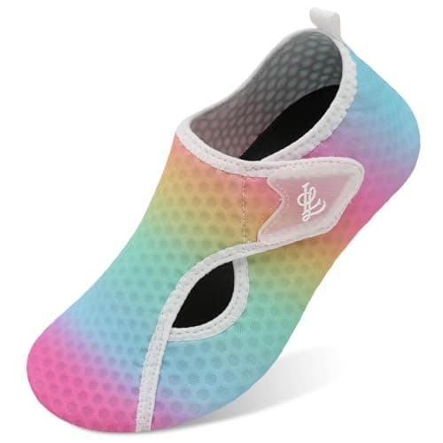 LeIsfIt Swim Water Shoes for Women Men Quick Dry Barefoot Aqua Socks for Beach Diving Boating River, Color, 12-13 Women/9.5-10.5 Men