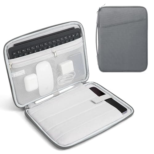 TiMOVO 9-11" Tablet Sleeve for iPad A16 & Galaxy Tab, Dark Gray