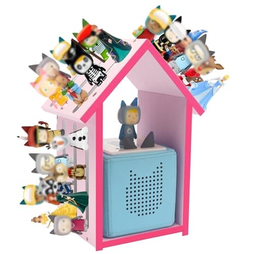 Taladad House for Toniesbox Figures Storage Organizer Shelf Holder Stand
