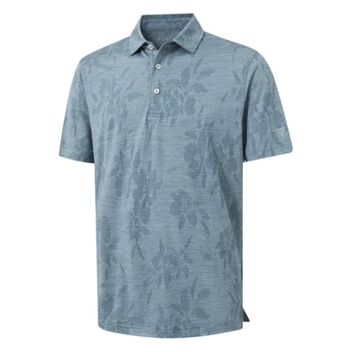 M MAELREG Casual Mens Golf Shirts Stretch Lightweight Quickly Dry Business Polo Shirts for Men Moisture Wicking