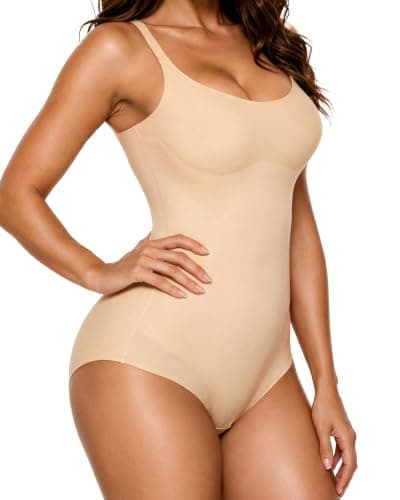 Oegho Shapewear Bodysuits For Women Seamless Tummy Control Body Suit