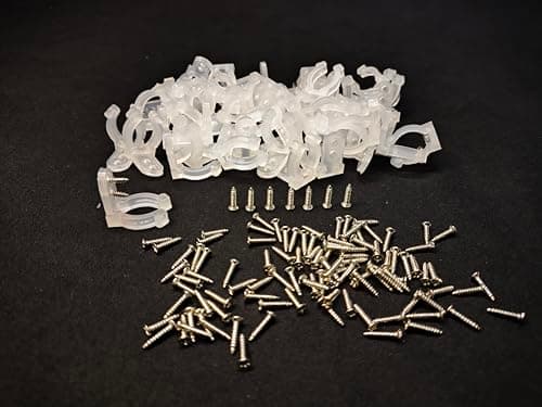 MEYIART LED Light Rope Brackets Two-Wire Three-Wire Round Fixing Clips
