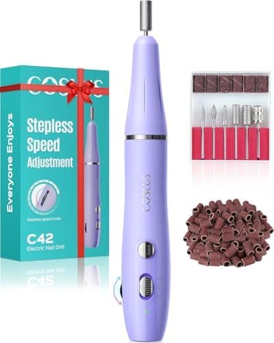 COSLUS C42 Cordless Nail Drill File with Stepless Precise Speed Control