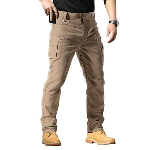 Tactical Pants for Men Parachute Carpenter Construction Work Cargo Pant