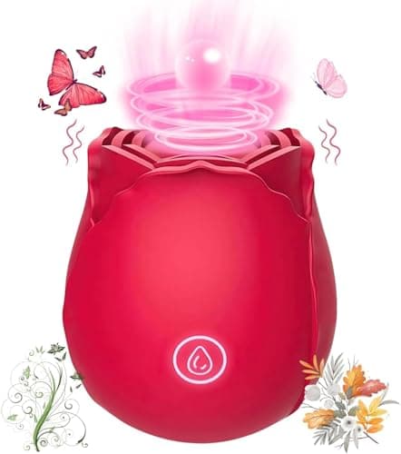 2025 Rose Adult Tool for Women Suitable for Home and Business Trips, Silent, Waterproo and Strong Vibration, Super Worry Free,The Rose for Women Travel Friendly TI-07