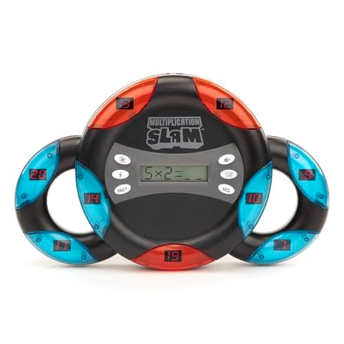 Educational Insights Multiplication Slam - 3rd Grade Math Games for Kids 8-12, Multiplication Learning Games for Kids, Handheld Electronic Math Game, Self-Teaching Elementary STEM Tools