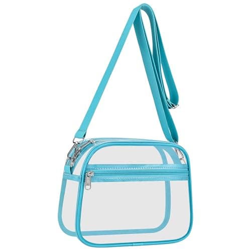 USPECLARE Clear Bag for Stadium Events Clear Sports Fan Handbags Purses