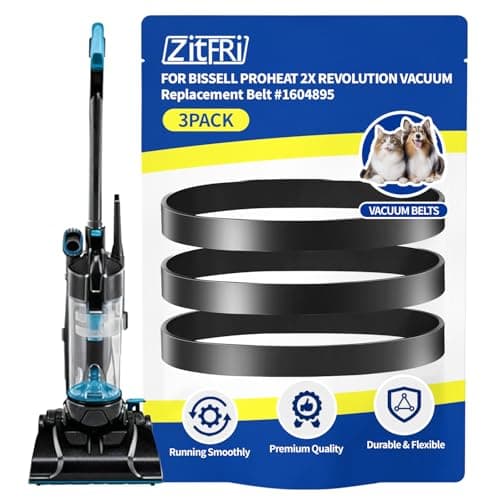 Replacement Belts for Bissell Powerforce Compact Vacuum Cleaner – 3-Pack, Fits Models 2112, 1520, 2690, 3508, 23T7, 23T7V, 3130, 21129 – Replaces Part 1604895