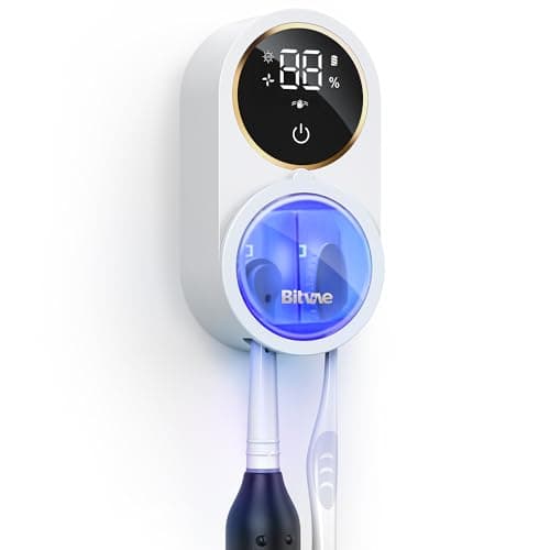 Bitvae Upgraded Tooth Brush Holder for Bathroom 2.0 Infrared Sensing