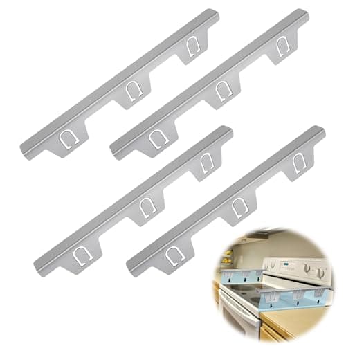 KSWLOR 4PCS Stove Gap Covers Stainless Steel Stove Gap Fillers - Retractable Counter Oven Gap Space Guards