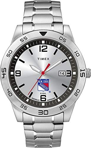 Timex Tribute Men's NHL Citation 42mm Watch – New York Rangers with Stainless Steel Expansion Band