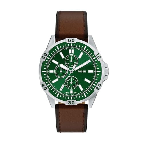 Fossil Men's Watch, Garrett Multifunction Stainless Steel Watch for Men