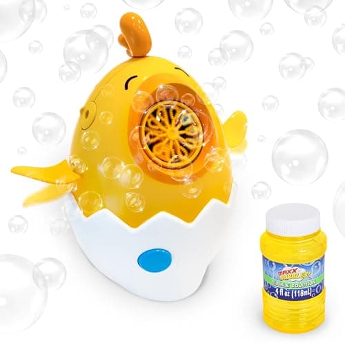 Maxx Bubbles Dancing Chick Bubble Machine - Spins, Flaps Wings - Ages 3+