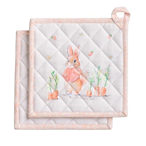 Maison d' Hermine Pot Holders 100% Cotton Potholders (8" x 8", Pack of 2)