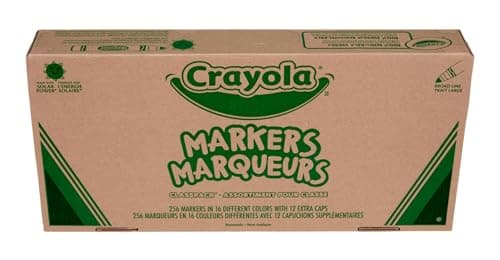Crayola Broad Line Markers Classpack (256 Ct), Bulk Classroom Must Haves