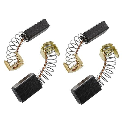 VILLFUL Carbon Replacement Electric Brush for Hammer Drill Motor 4Pcs Set with Wire Leads and Springs for Power Tool Repair