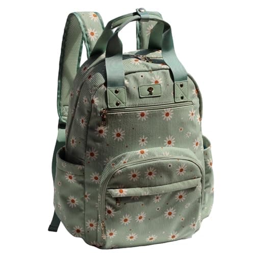 ESVAN Diaper Bag Backpack Corduroy Multifunction Baby Fashion Travel Pack office Laptop Bag