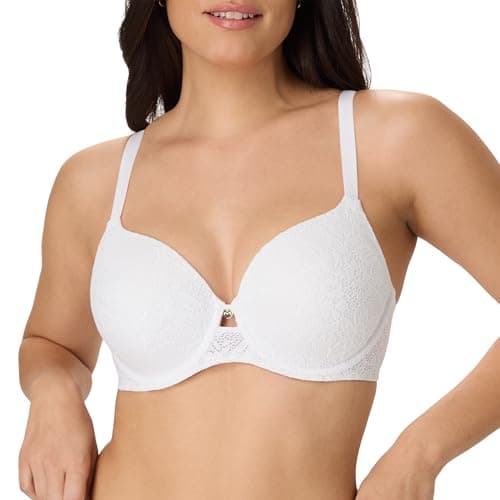 Maidenform Women's Custom Lift Bra, One Fab Fit Underwire Bra, Convertible Straps, Full Coverage Bra