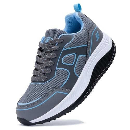 GyeBea Womens Walking Shoes Arch Support Wide Plantar Fasciitis Sneakers