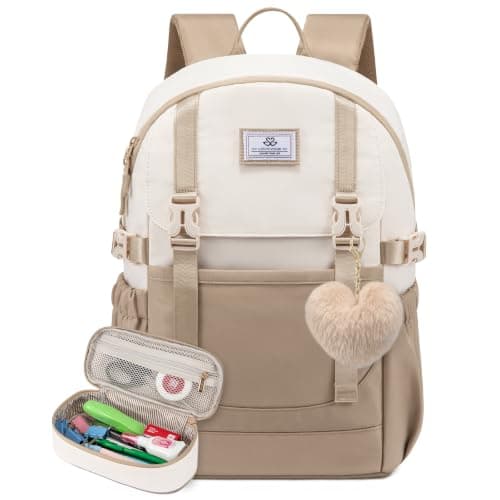 LOVEVOOK School Backpack for Teen Girls Middle High School College Bookbag