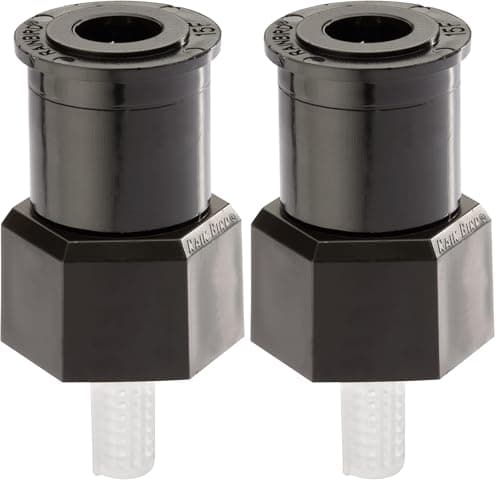 Rain Bird A17F Shrub Spray Nozzle, 360° Full Circle Pattern, 8' - 15' Spray Distance (Pack of 2)