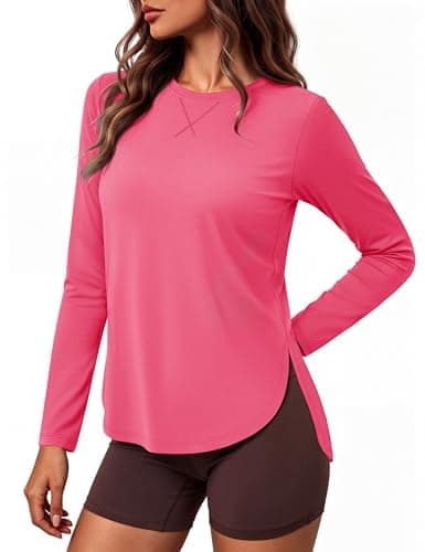 MAGCOMSEN Women's UPF 50+ Long Sleeve Shirt Moisture Wicking Top for Hiking