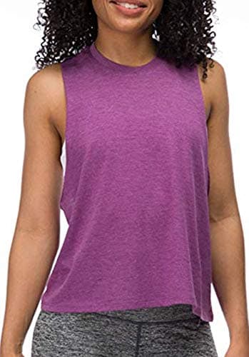 Epic MMA Gear Woman's Wide Armhole Cut Off Crop Tank (XS, Dahlia)