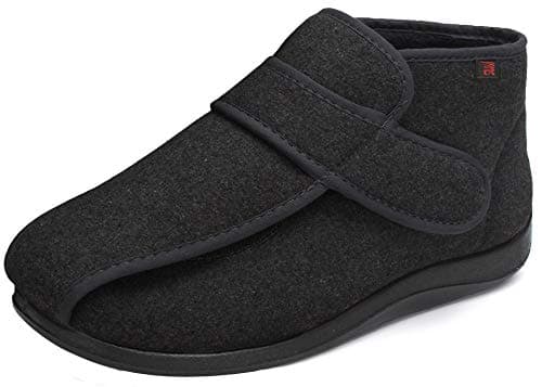 JIONS Women Men Velcr Extra Wide Shoes Swollen Feet Diabetic 42/10/7.5 A
