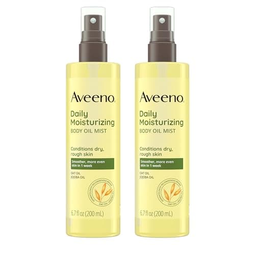 Aveeno Daily Moisturizing Body Oil Mist, Twin Pack, 2 x 6.7 fl. oz