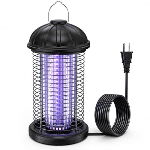 CXRUY Electric Bug Zapper Outdoor, Mosquito Killer Lamp, Hanging Waterproof Insect Zapper Fly Trap for Indoor Outdoor Patio Garage