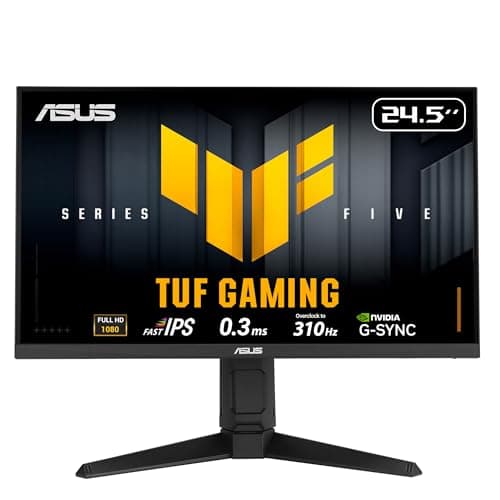 ASUS TUF Gaming VG259QMRL5A 25 Inch 1080p 310Hz G-SYNC Gaming Monitor
