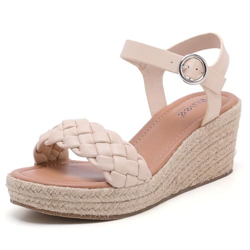 Ruiee Womens Wide Width Wedge Sandals. 250903 ND 8.5