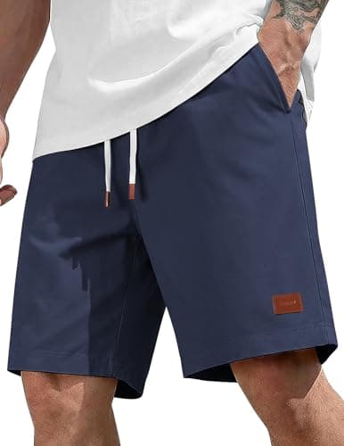 COOFANDY Mens Casual Cotton Chino Shorts Dress Shorts Summer Beach Shorts