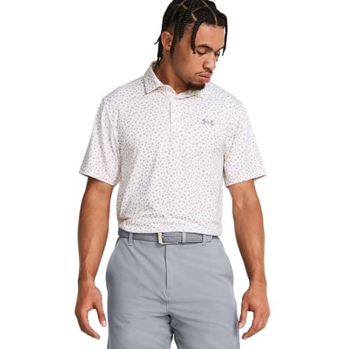 Under Armour Playoff 3.0 Polo White/Photon Blue/Midnight Navy MD