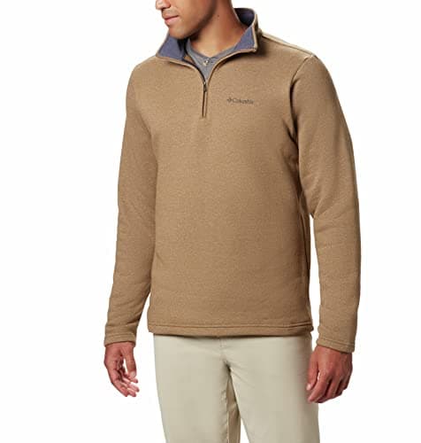 Columbia Men's Great Hart Mountain™ III Half Zip Sweater, -delta heather, L