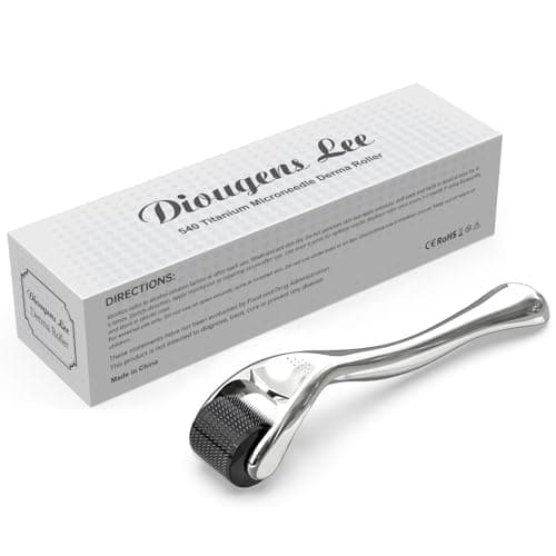 Diougens Lee Derma Roller - Titanium Microneedling Roller for Face and Body