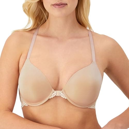 Maidenform Women's T-Shirt Bra, One Fab Fit Lightly-Lined Underwire Bra, Racerback Bras for Women