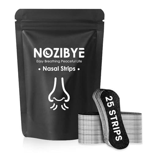 Nozibye Nasal Strips, Nose Strips for Breathing - 25 Strips