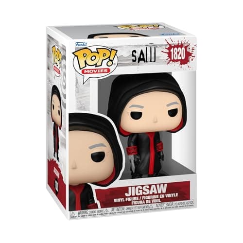 Funko Pop! Movies: Saw - Jigsaw - 1/6 Odds for Rare Chase Variant - (Styles May Vary) - Collectable Vinyl Figure - Gift Idea - Official Merchandise - Toys for Kids & Adults - Movies Fans