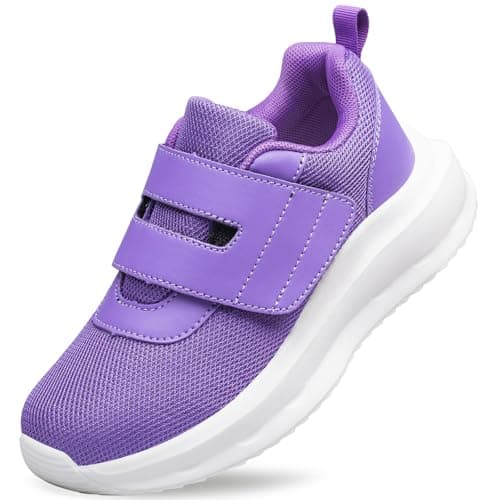 Girls Shoes Kids Sneakers Tennis Running Casual Walking Shoes Athletic Fitness Purple Big Kid Size 5