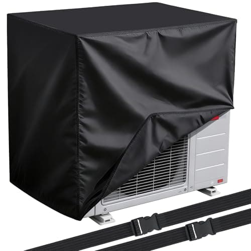 Ninonly Air Conditioner Cover for Outside Units 30" x 30" x 32", 600D Waterproof Windproof Oxford Fabric Outdoor AC Cover for Winter, AC Parts & Accessories