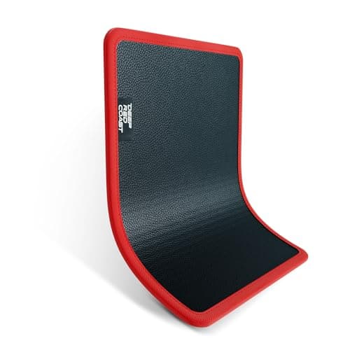 Deepredcoast Magnetic Tool Mat, 40 lbs Magnetic Tool Holder, 9.8" × 12.9" Heavy Duty Flexible Non Slip Tool Organizer with PVC Protection for Garage, Workshop & Auto Repair, Red