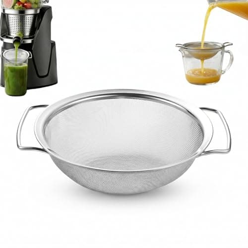 Fine Mesh Juice Strainer for Nama J2, 304 Stainless Steel, 4 Inch