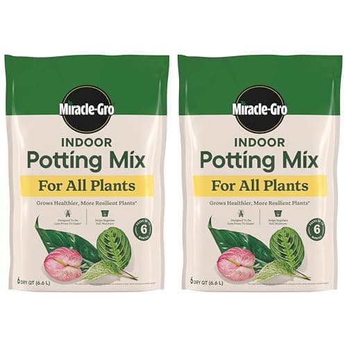 Miracle-Gro Indoor Potting Mix for All Plants, 6 qt., 2-Pack